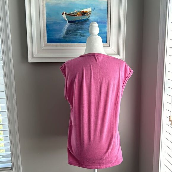 Vintage Disney Mickey Mouse 80s Made in the USA Pink Tank Top Womens Large - Picture 4 of 9